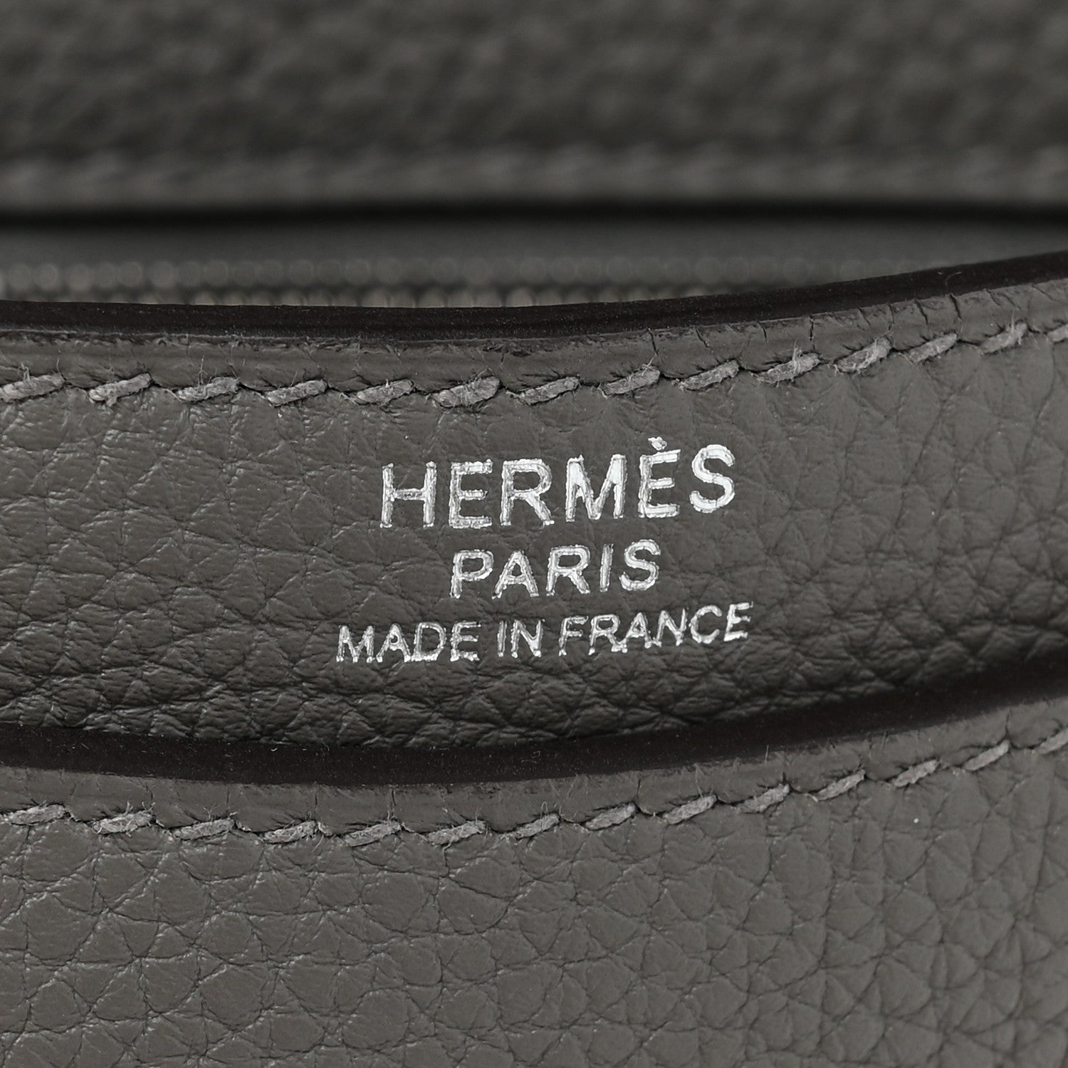 Hermes Togo Steve Light Messenger Gris Meyer 7 of 10