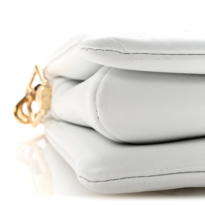 Louis Vuitton Lambskin Embossed Monogram LV Garden Coussin PM Cream 8 of 10
