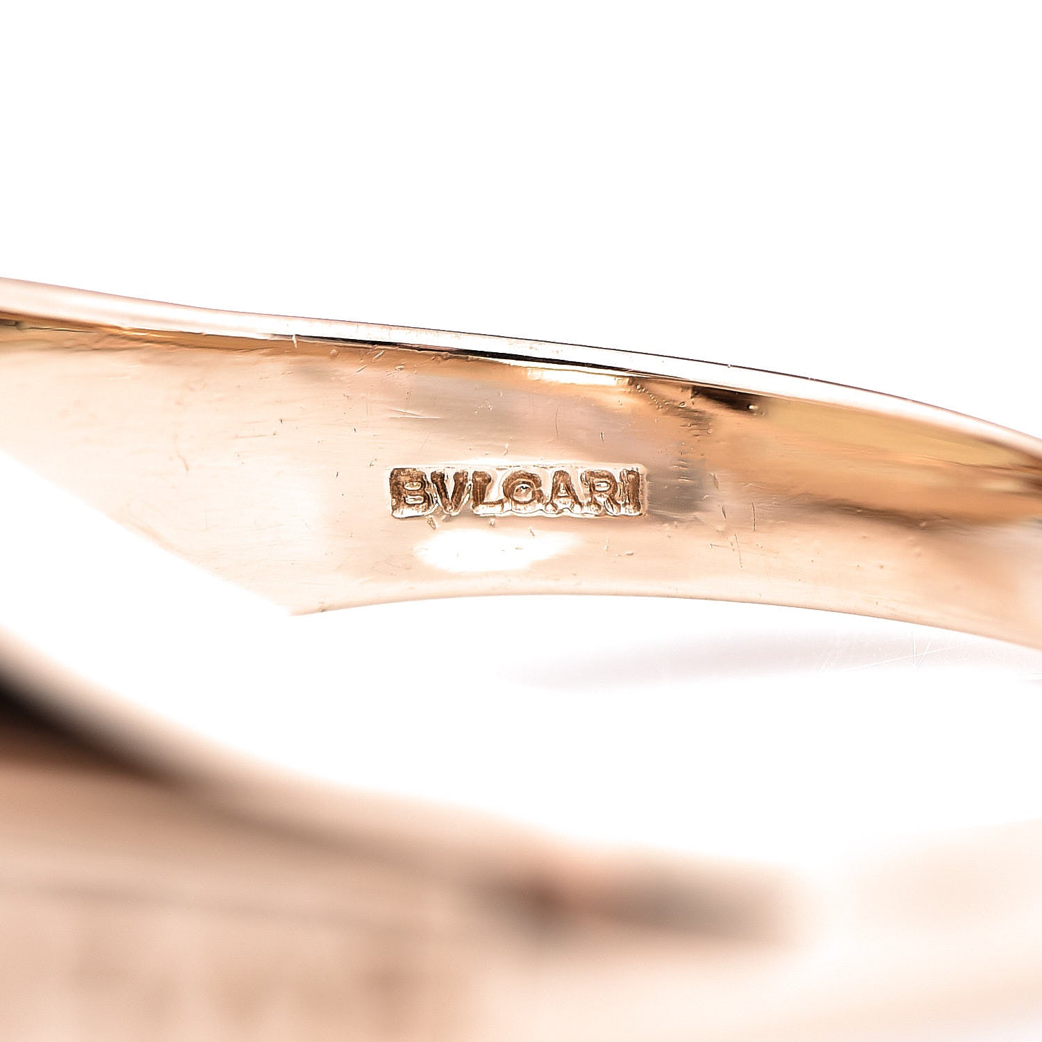 Bulgari BVLGARI 18K Yellow Gold Citrine Metropolis Ring 56 7.5 5 of 6