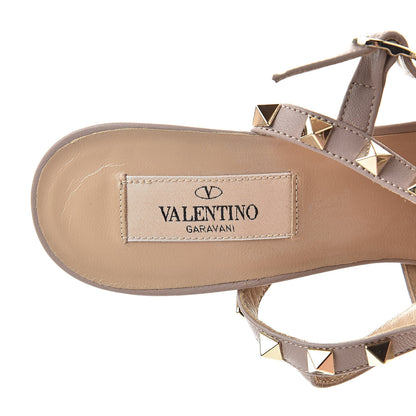 Valentino Garavani Patent Nappa Rockstud Ankle Strap 65mm Pumps 38.5 Black Poudre 6 of 7