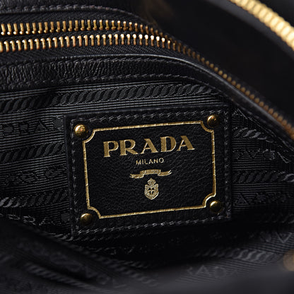 Prada Tessuto Nylon Gaufre Shopping Satchel Black 6 of 9
