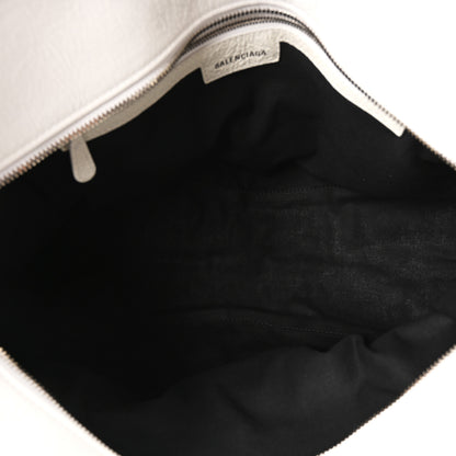 Balenciaga Agneau Arena Neo Cagole City Handbag Optic White 6 of 11