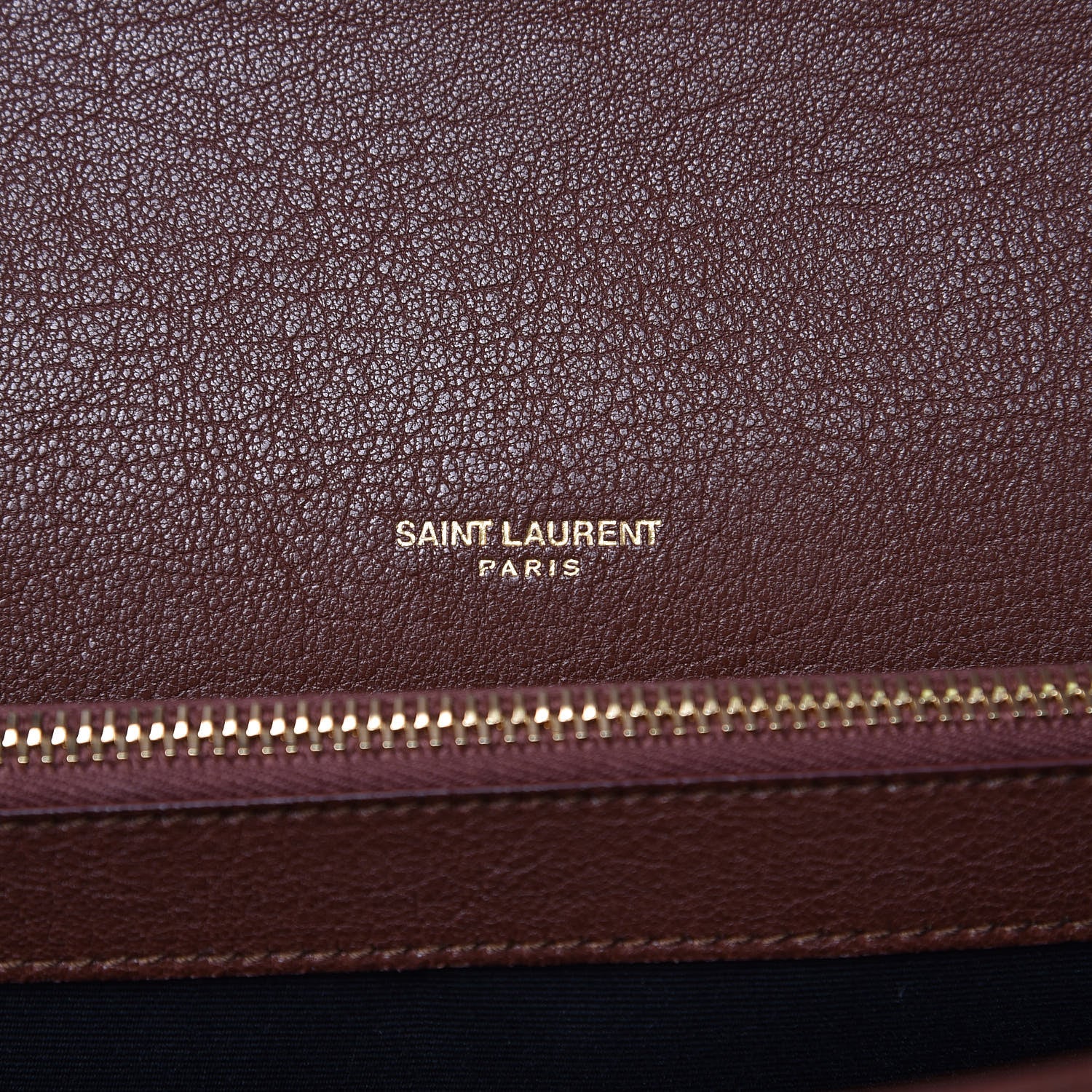 Saint Laurent Sheepskin Matelasse Chevron Monogram Large College Satchel Brandy Old 6 of 12