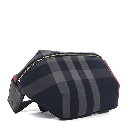 Burberry House Check Sonny Bum Bag Navy Grey 4 of 9