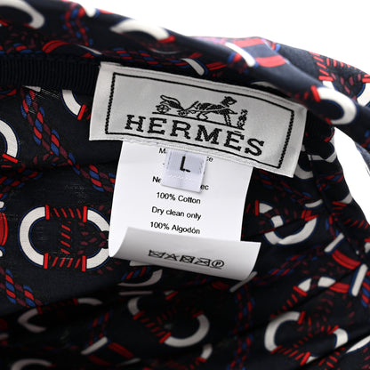 Hermes Raffia Silk Gemini Cap Marine Bleu Navy 12 of 13