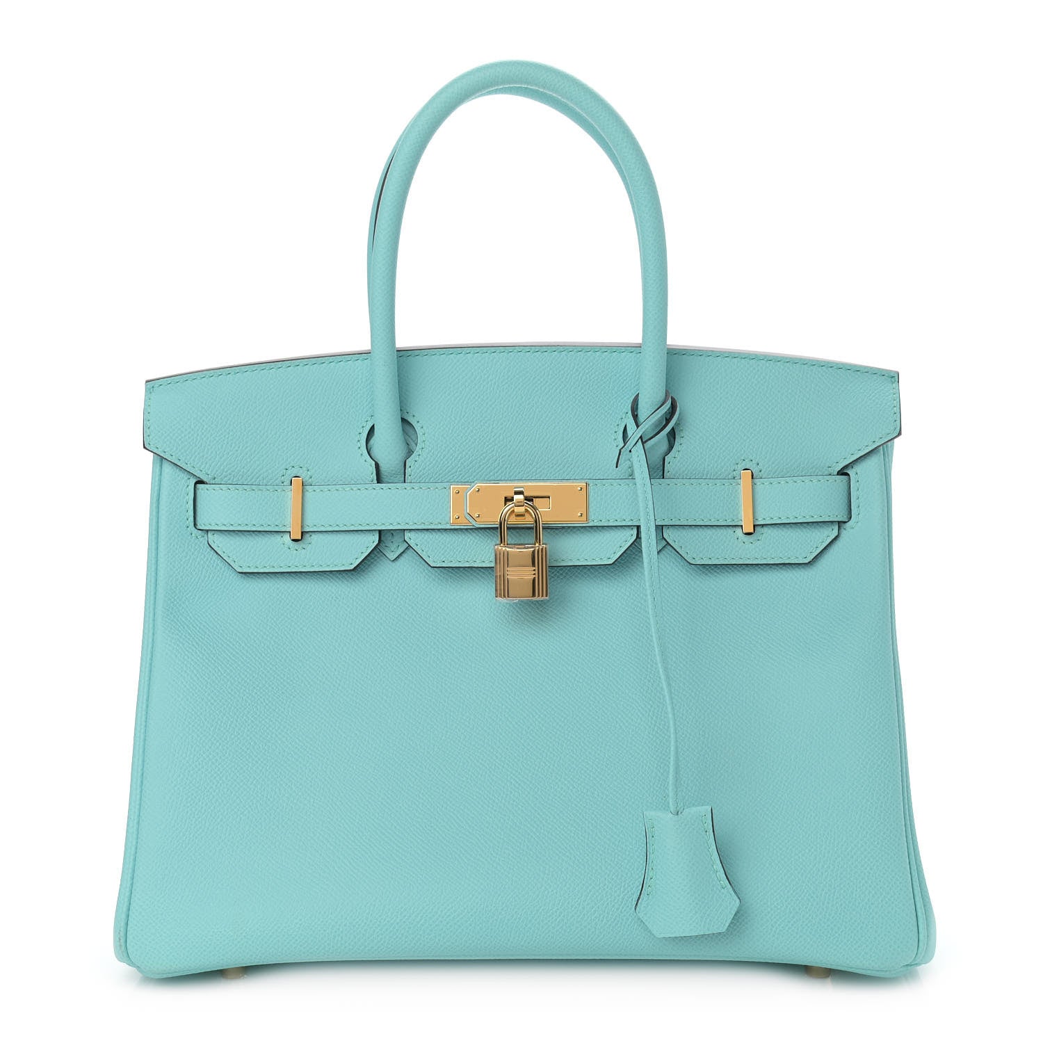 Hermes Epsom Birkin 30 Bleu Atoll 1 of 18