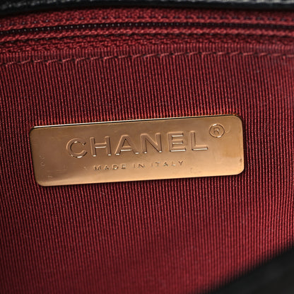 Chanel Lambskin Quilted Chain Infinity Waist Belt Bag Black 6 of 10