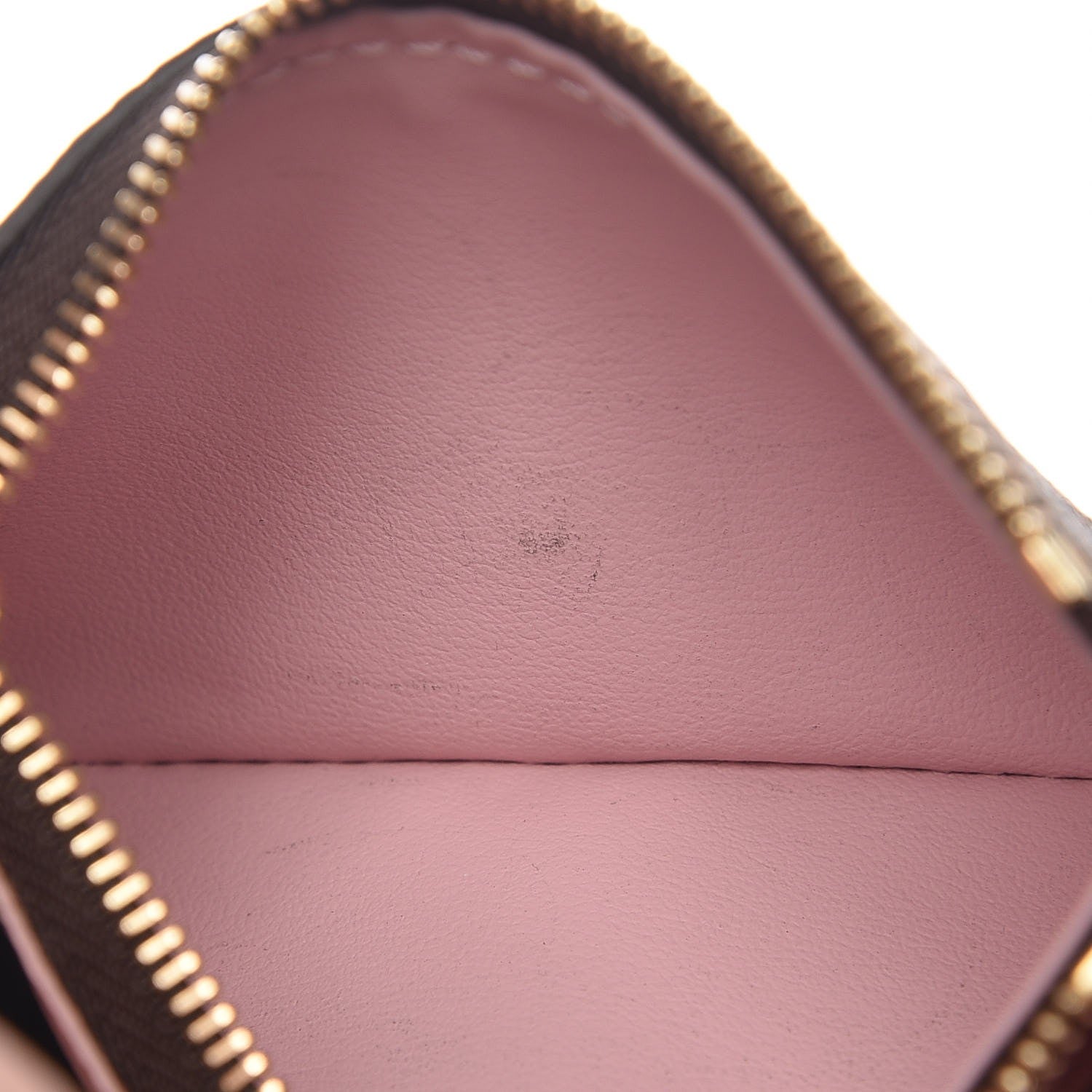 Louis Vuitton Damier Ebene Rosalie Coin Purse Rose Ballerine 8 of 8