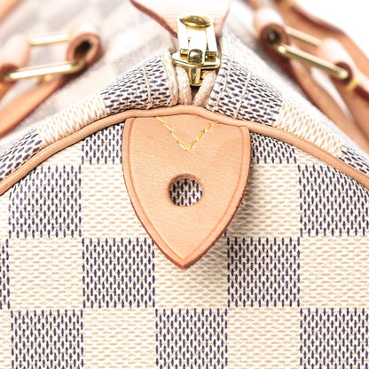 Louis Vuitton Damier Azur Speedy 30 14 of 21