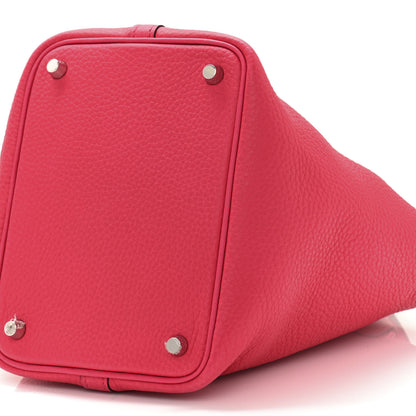 Hermes Taurillon Clemence Picotin Lock 18 PM Rose Extreme 10 of 11
