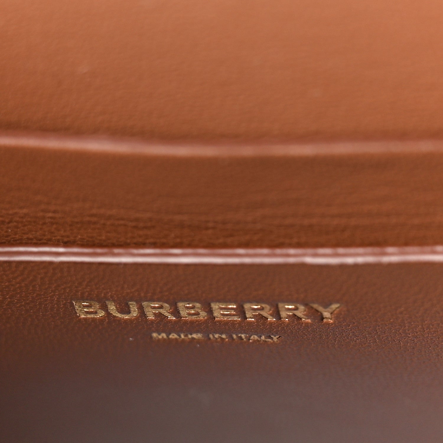 Burberry Smooth Calfskin Two Tone Small Grace Bag Malt Brown Black 6 of 8