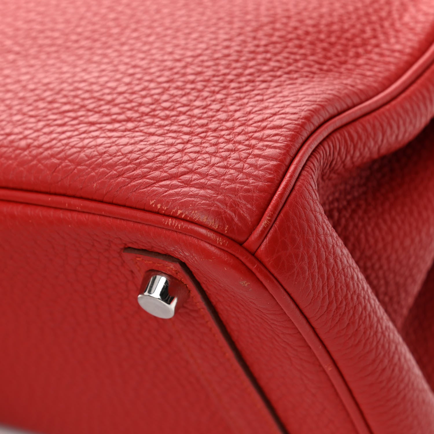 Hermes Togo Birkin 25 Rouge Garance 9 of 17