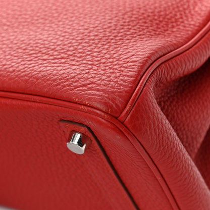Hermes Togo Birkin 25 Rouge Garance 9 of 17