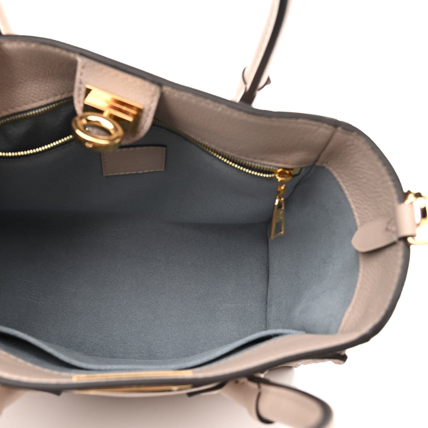 Calfskin Monogram On My Side PM Greige