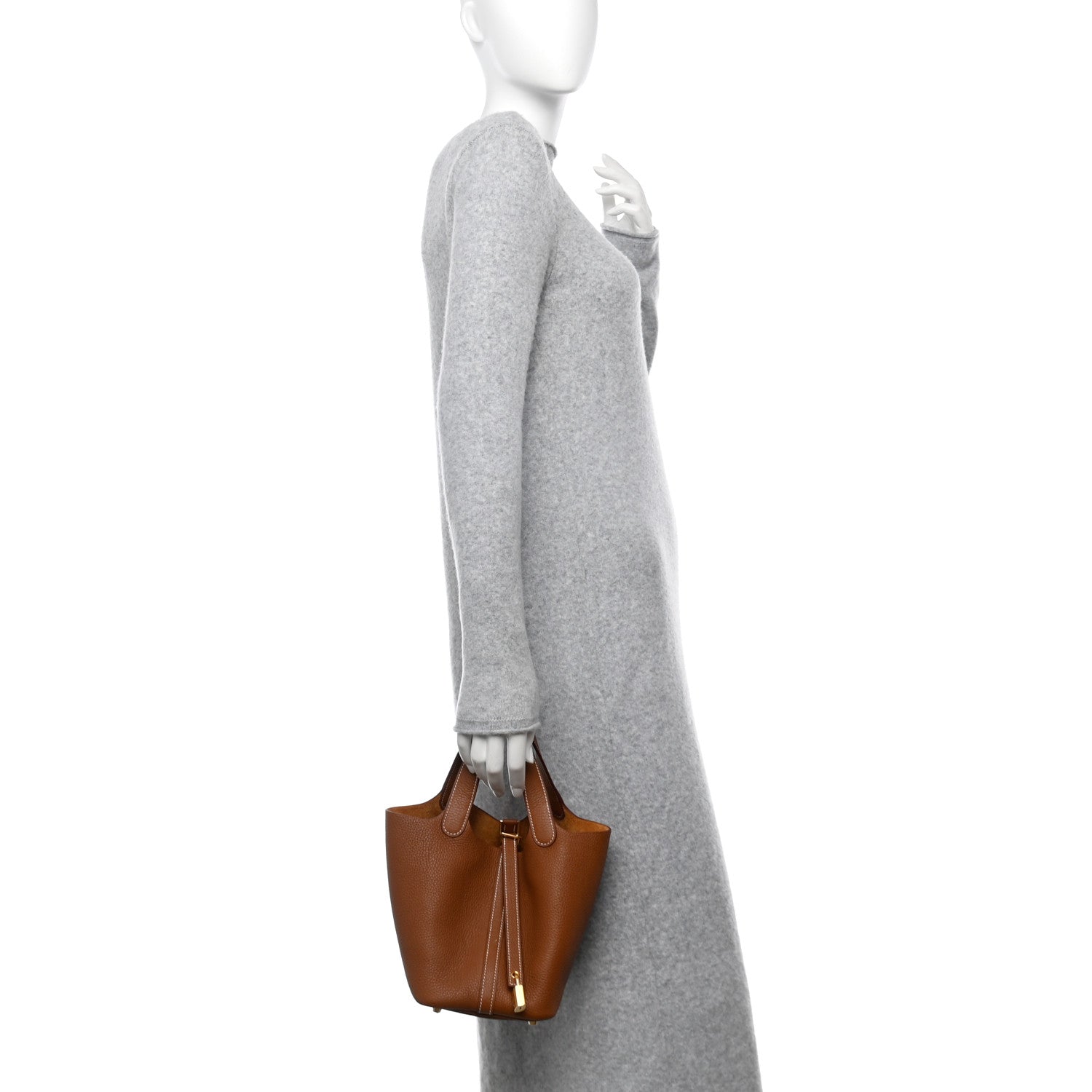 Hermes Taurillon Clemence Picotin Lock 18 PM Gold 2 of 11