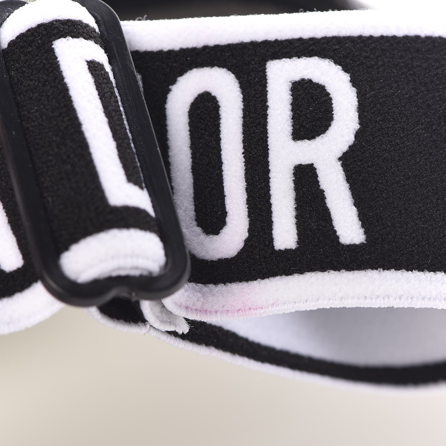 Christian Dior Mirrored DiorClub1 Sun Visor Black 9 of 10