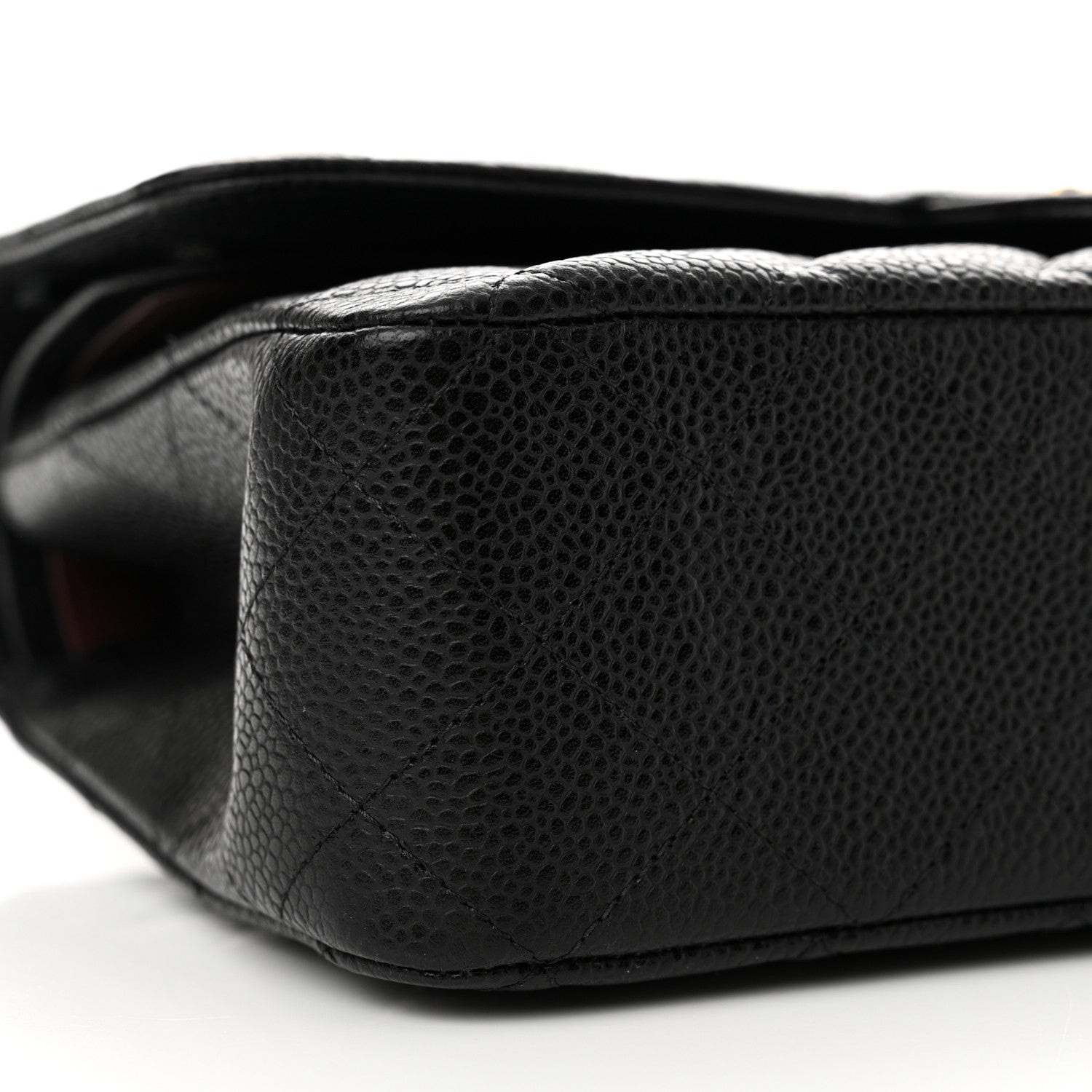 Chanel Caviar Quilted Medium Double Flap Black 9 of 11
