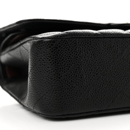 Chanel Caviar Quilted Medium Double Flap Black 9 of 11