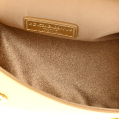 Dolce & Gabbana DOLCE & GABBANA Metallic Calfskin Sequin Childrens Miss Sicily Satchel Gold 5 of 12