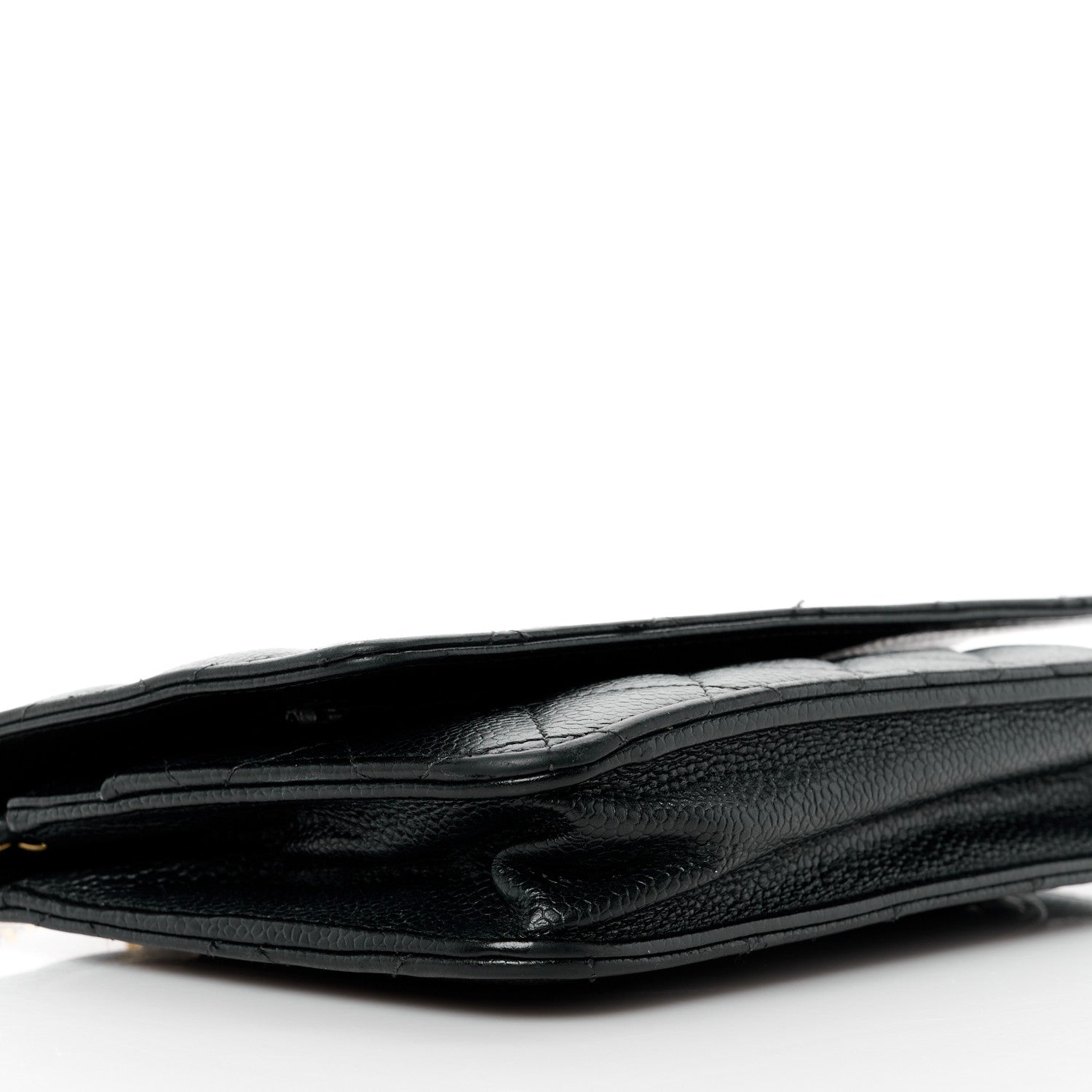 Chanel Caviar Quilted Wallet on Chain WOC Black 10 of 14