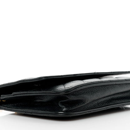 Chanel Caviar Quilted Wallet on Chain WOC Black 10 of 14