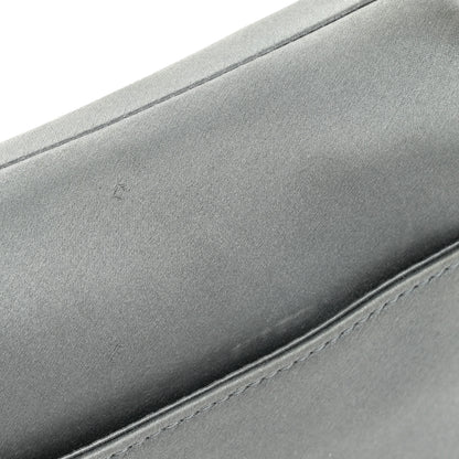 Christian Dior Satin Crystal Mini Saddle Bag Blue Gray 13 of 13