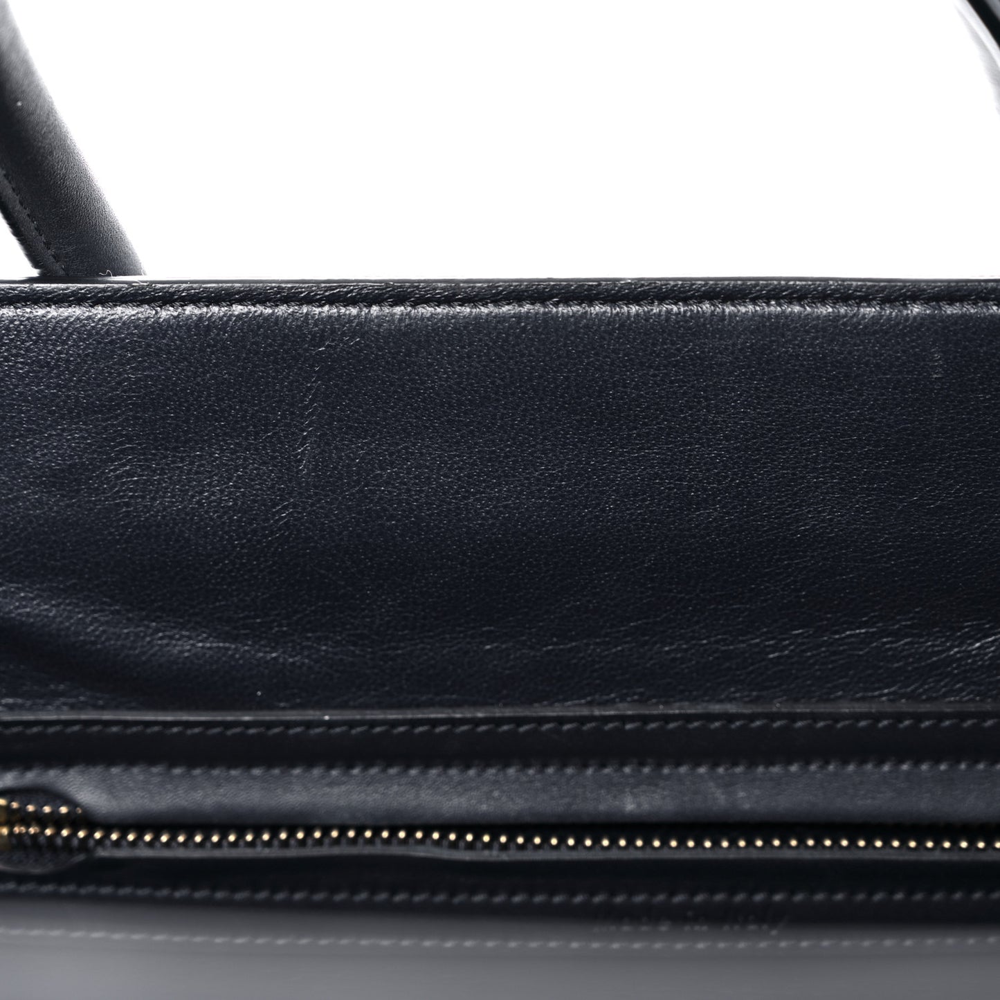Crocodile Embossed Calfskin Medium Phantom Luggage Navy Blue