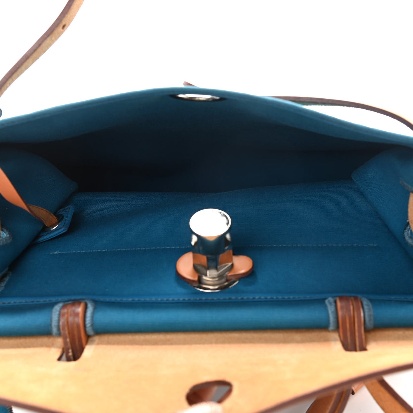 Vache Hunter Toile Herbag Zip 31 PM Bleu Natural