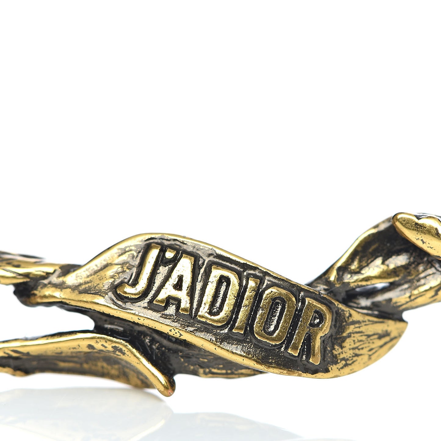 Metal Resin J'Adior Climber Earring Aged Gold