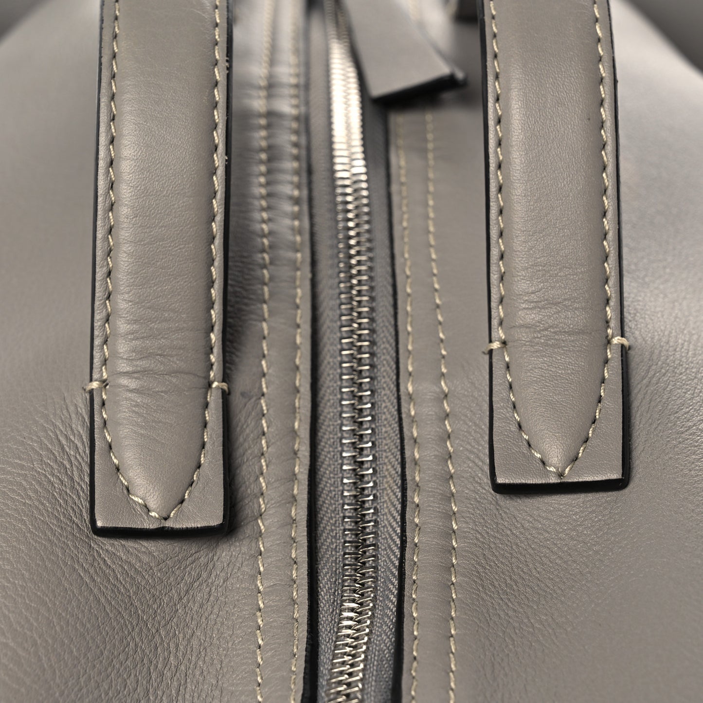 Calfskin Large Elephant Crossbody Bag Grey