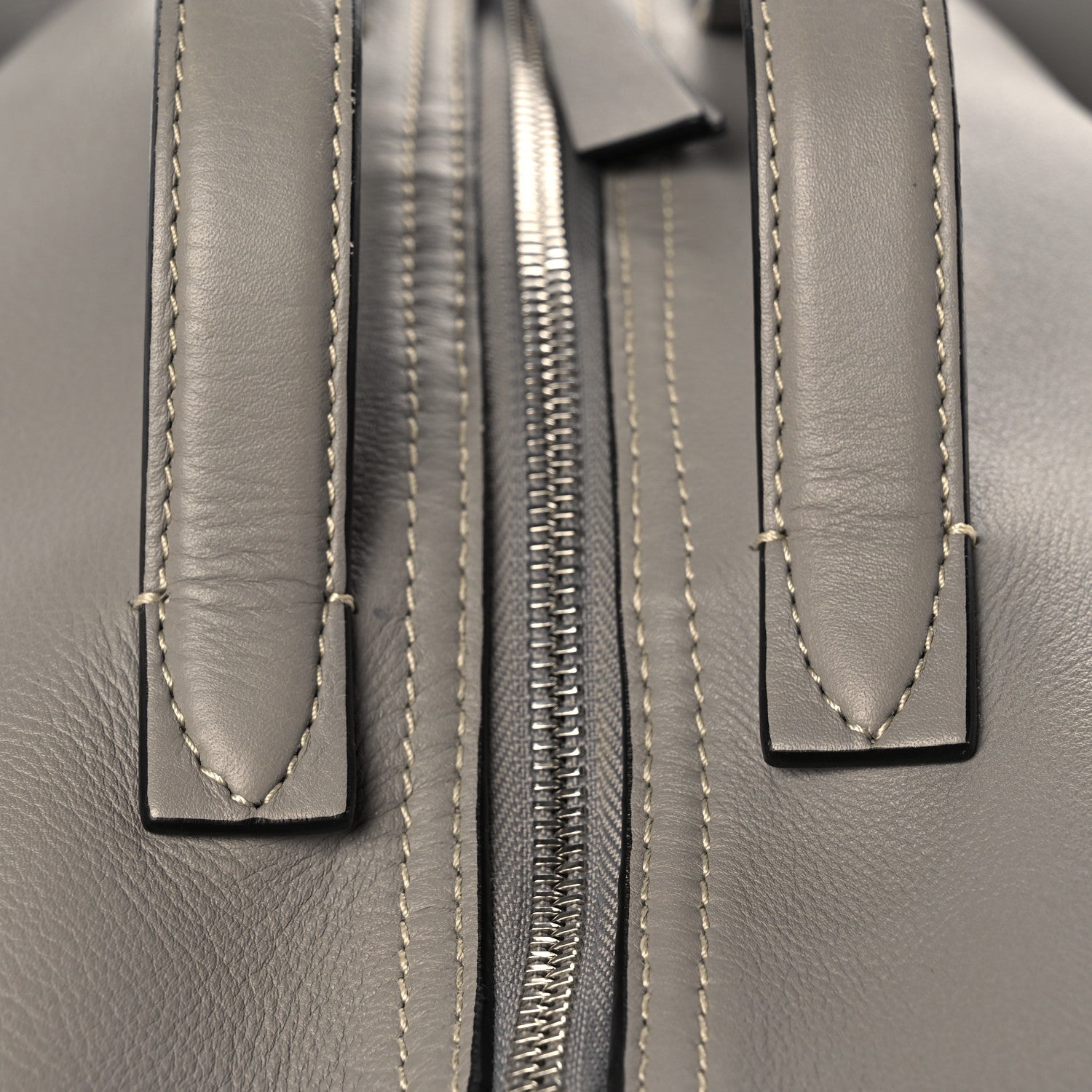 Loewe Calfskin Large Elephant Crossbody Bag Grey 9 of 13