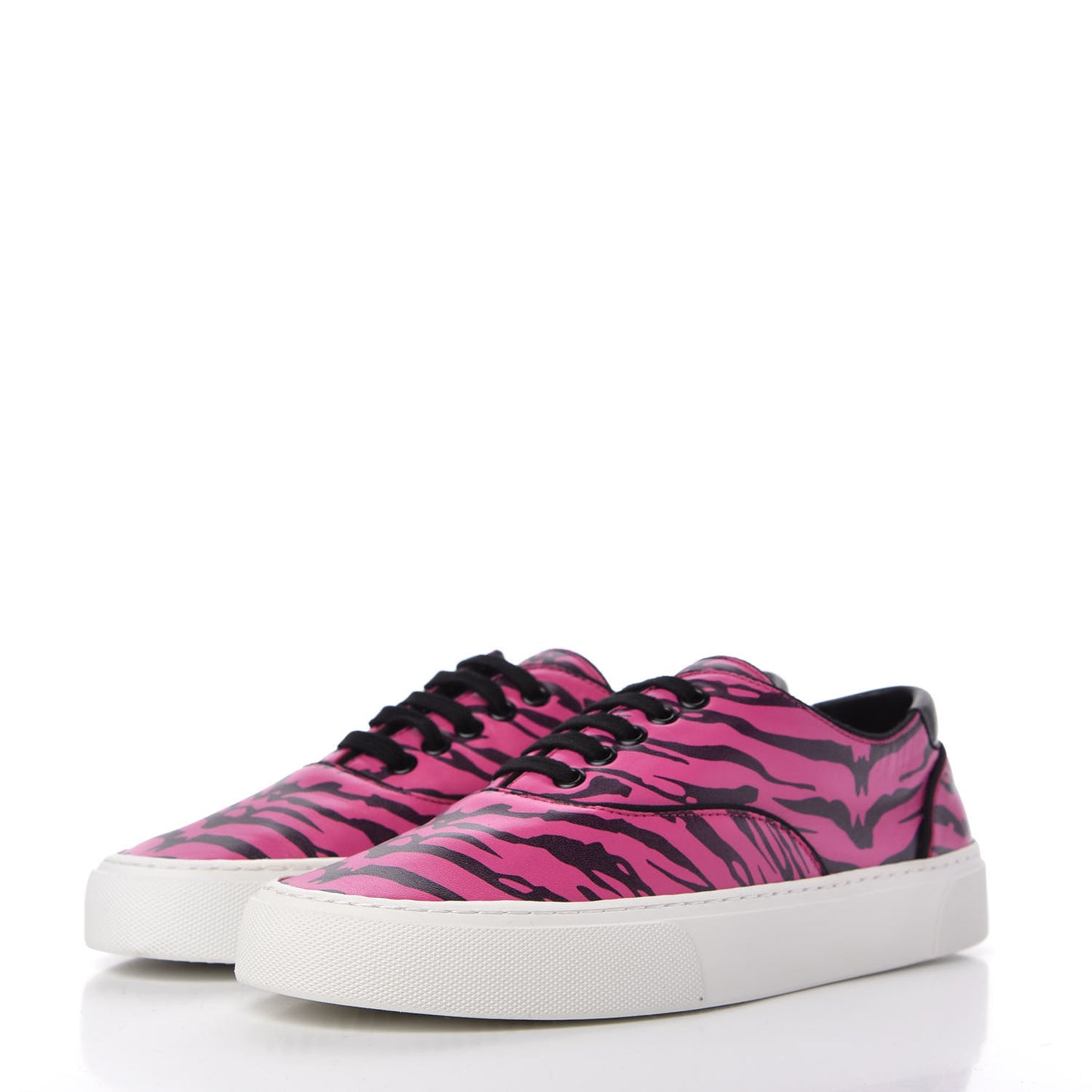 Nappa Zebra Venice Sneakers 39 Fuchsia Black