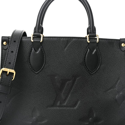 Louis Vuitton Empreinte Monogram Giant Onthego PM Black 7 of 9