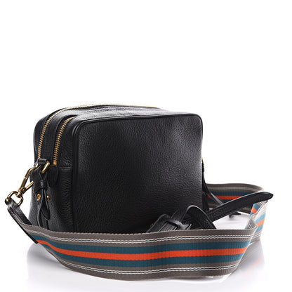 Prada Vitello Daino Medium Double Zip Shoulder Bag Black 2 of 10