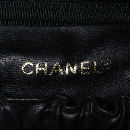 Chanel Caviar CC Vanity Cosmetic Case Black 6 of 7
