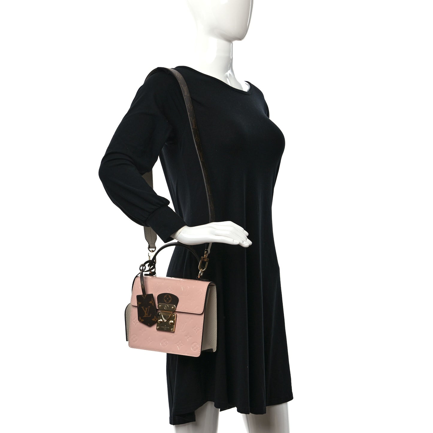 Vernis Epi Monogram Spring Street Rose Ballerine