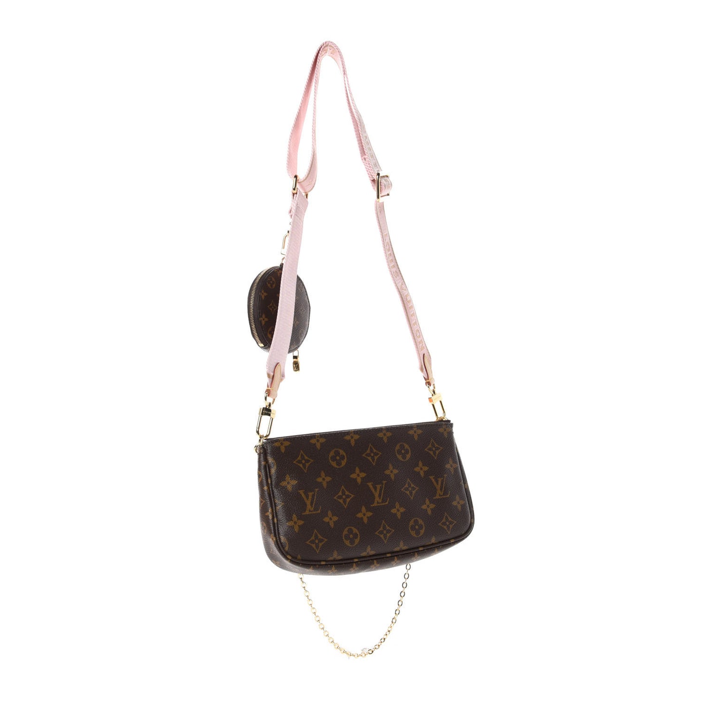 Monogram Multi Pochette Accessories Rose Clair