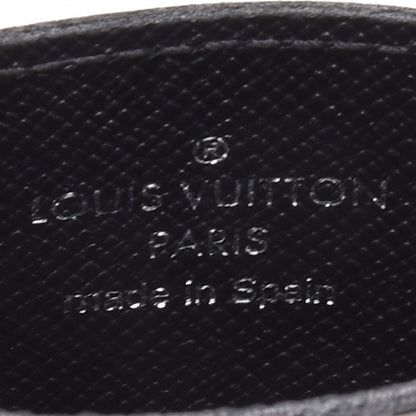 Louis Vuitton Epi Electric Card Holder Black 5 of 7