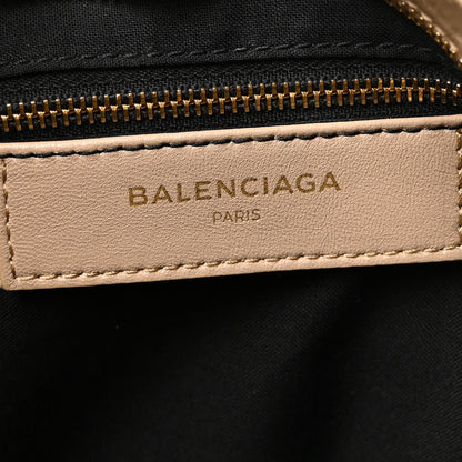 Balenciaga Shiny Goatskin Gold Metallic Edge Hardware City Beige Sahara 11 of 17