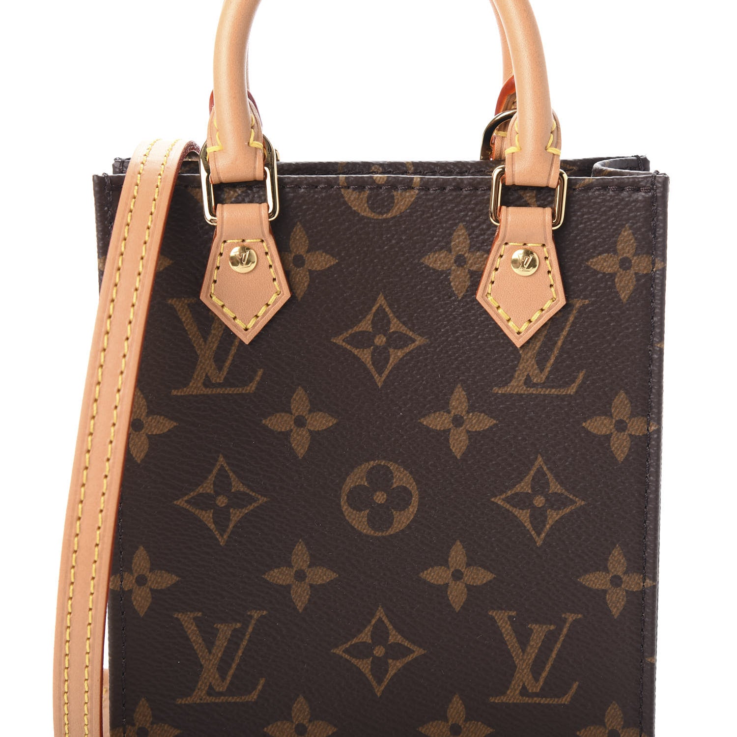 Louis Vuitton Monogram Petit Sac Plat 7 of 9