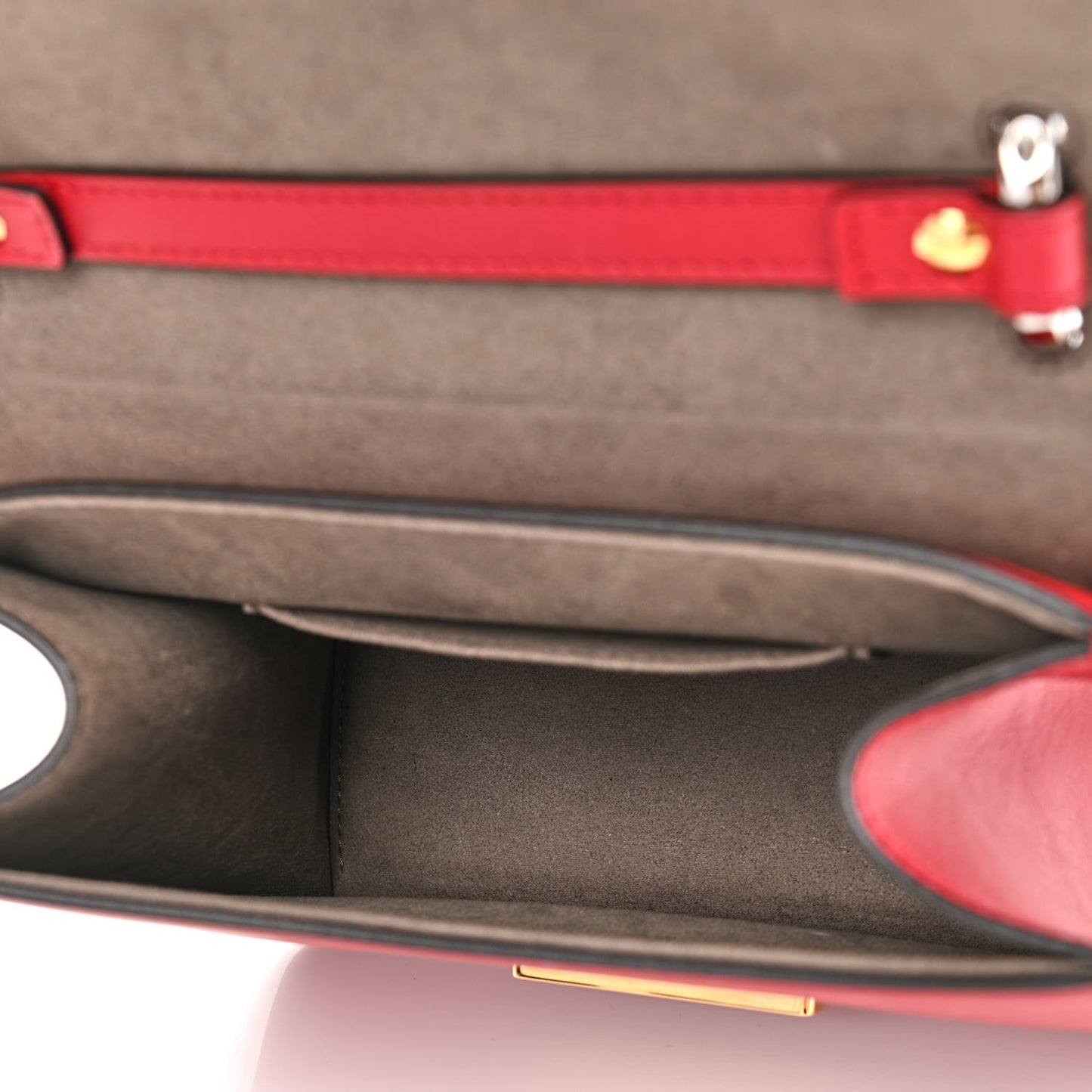 Vitello Century Opaco F is Fendi Small Kan I Shoulder Bag Fragola