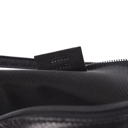 Gucci Calfskin Lizard Embossed Boat Pochette Black 7 of 10
