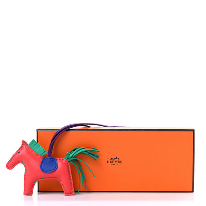 Hermes Milo Lambskin Grigri Rodeo Horse Bag Charm PM Multicolor 4 of 4