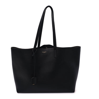 Saint Laurent Calfskin Large Shopping Tote Black 1 of 12