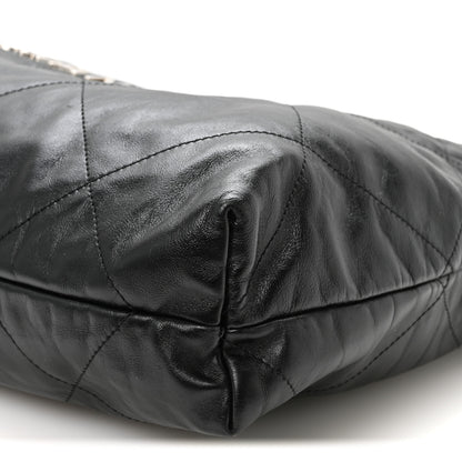 Chanel Shiny Calfskin Quilted Chanel 22 Black 11 of 12
