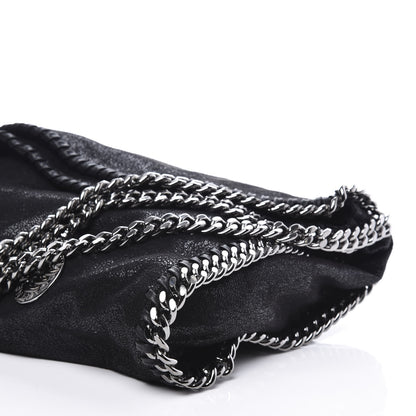 Stella McCartney Shaggy Deer Falabella Fold Over Tote Black 6 of 9