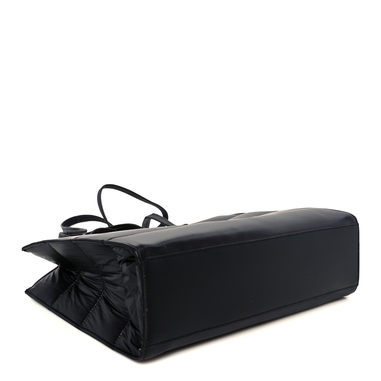 Telfar x MOOSE KNUCKLES Nylon Quilted Medium Shopping Bag Black 4 of 10