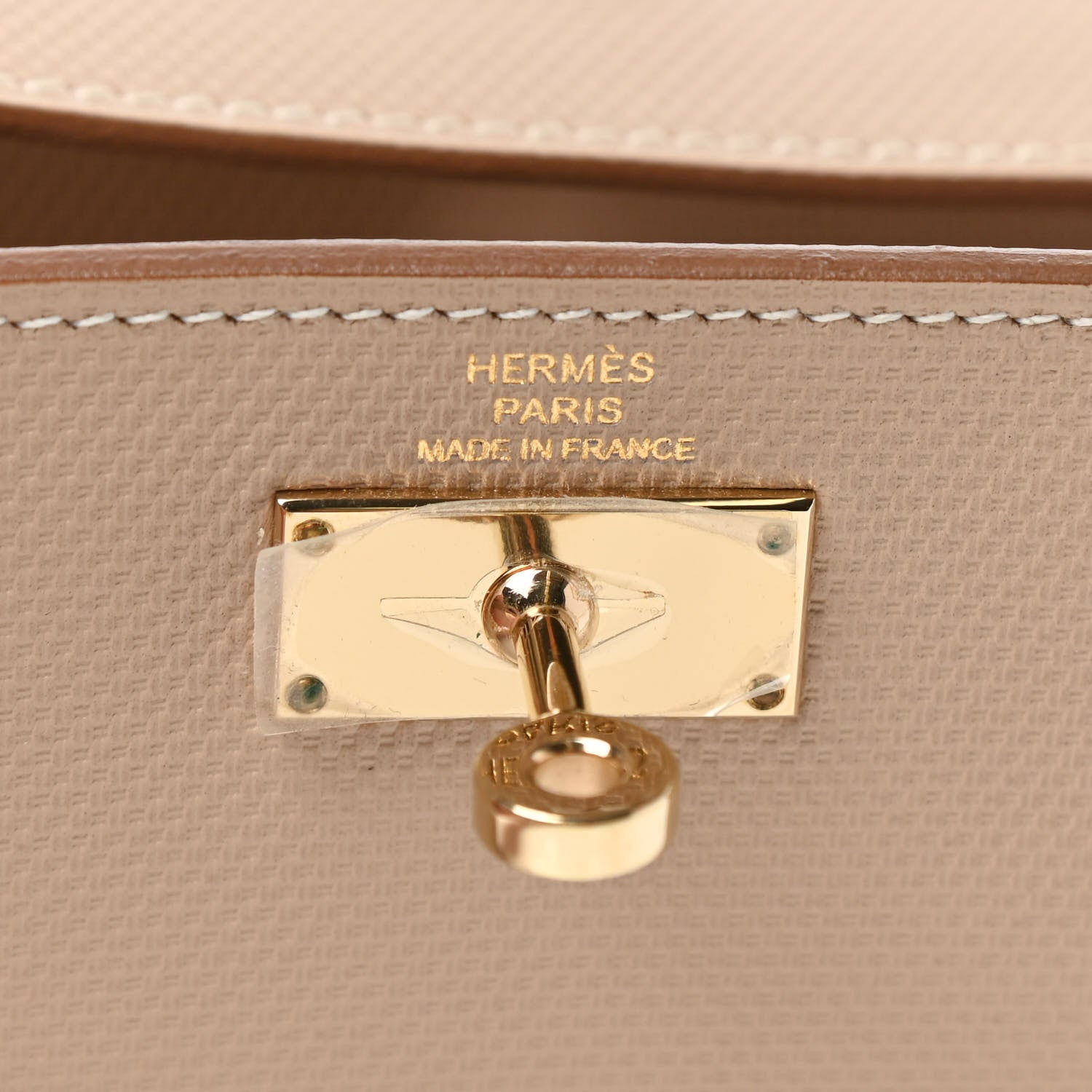 Hermes Grain d'H Kelly Longue Wallet Argile 6 of 8