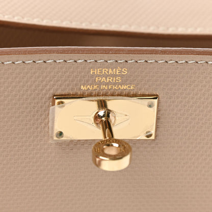 Hermes Grain d'H Kelly Longue Wallet Argile 6 of 8