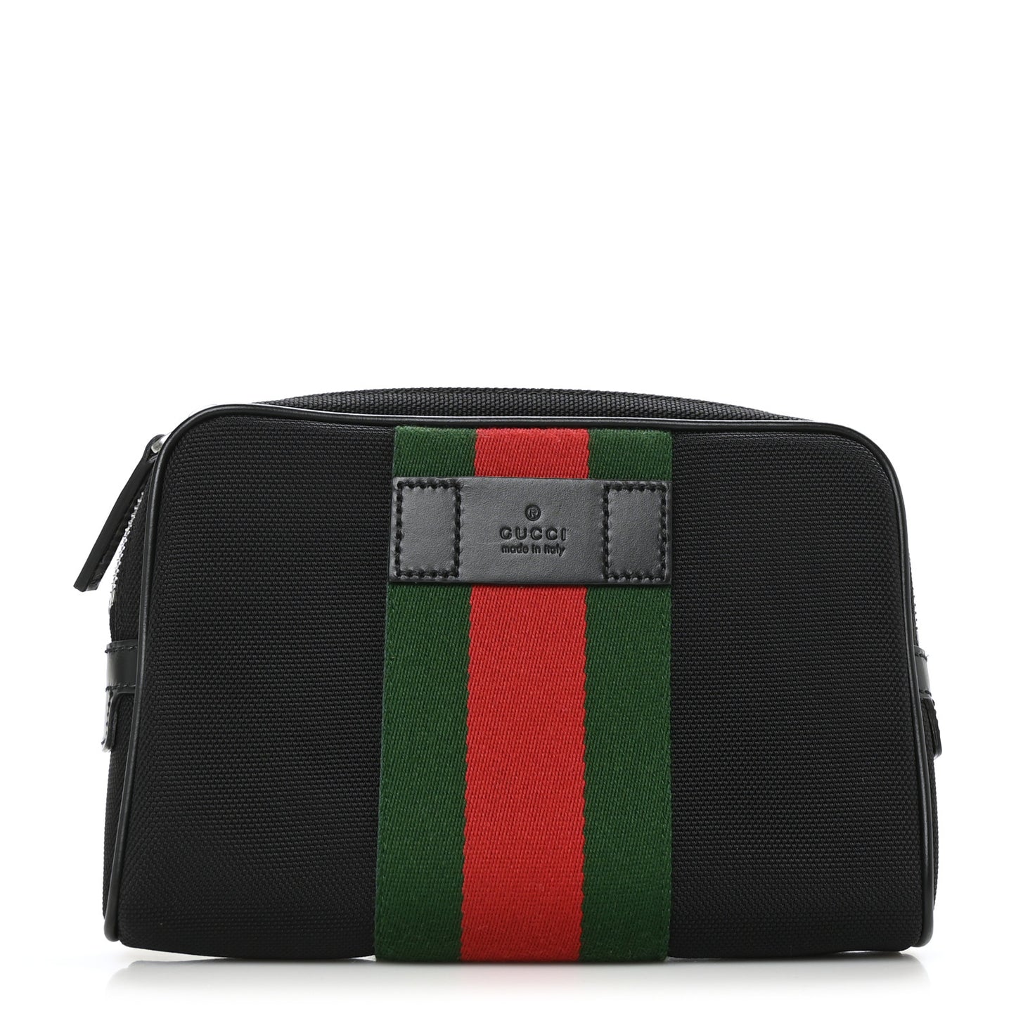 Canvas Web Slim Belt Bag Black